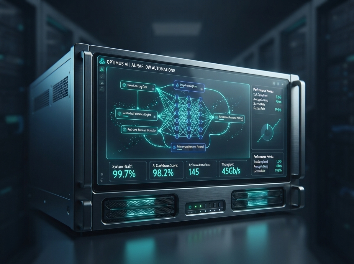 AuraFlow automation dashboard